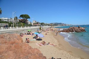 Plage des Rochers - Cannes-la-Bocca