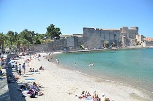 Plage de Port d'Avall - Collioure