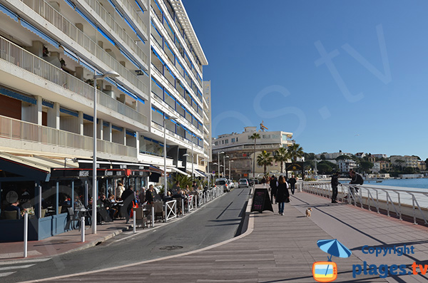 Juan les Pins en hiver (février)