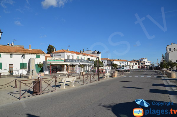 Centre ville des Saintes Maries de la Mer