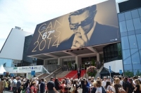 Les plages cannoises pendant le festival du film