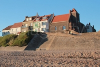Audresselles, fishing village in the North of France