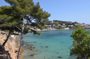 Beach holiday at Sanary-sur-Mer in the Var in France