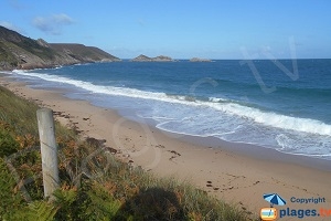 Beautiful beaches of the Côte d’Emeraude in Brittany in France