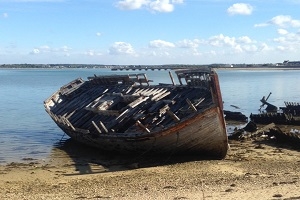 Le village de Gâvres dans le Morbihan