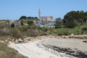 L’île Callot au large de Carantec en Bretagne