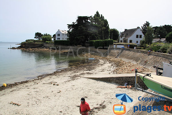 du côté Est, accès à la plage