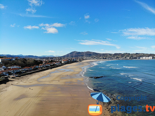 Belle plage à Hendaye