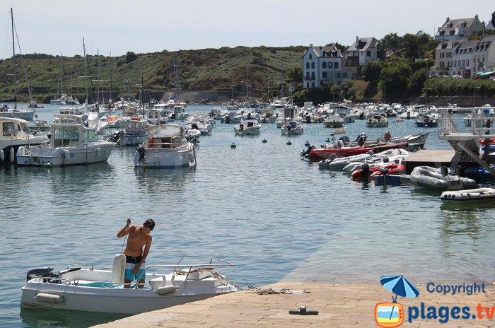 Fishing and boating in Sauzon