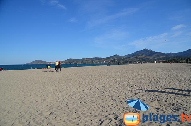 The beaches from Argelès