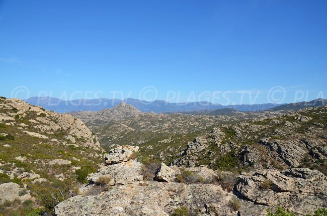 Désert des Agriates autour de Ghignu