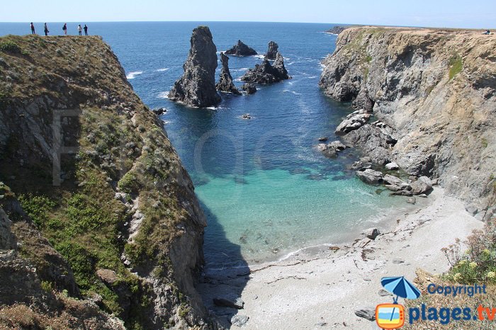 Aiguilles de Port-Coton à Belle Ile sur Mer