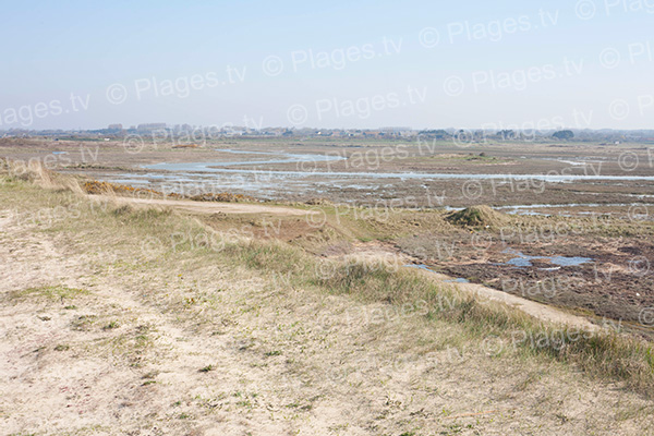 Havre au niveau de la plage d'Anneville