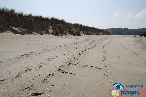 Grande plage à Plougoulm