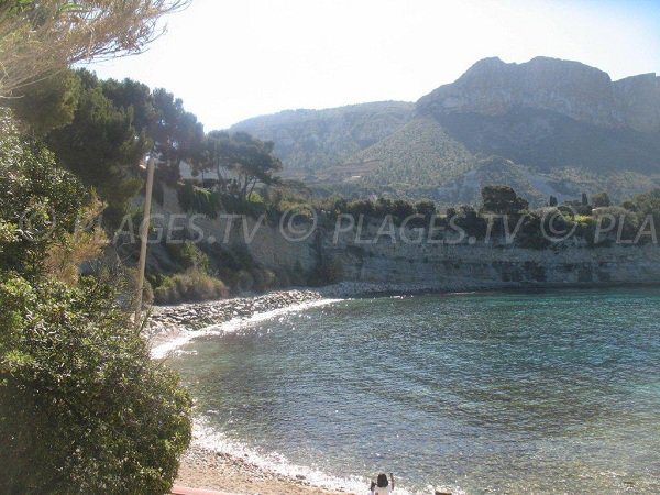 Plage de Sainte Magdeleine à Cassis