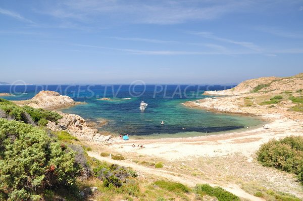 Cala di Vana - sand beach near Ostriconi beach - Corsica