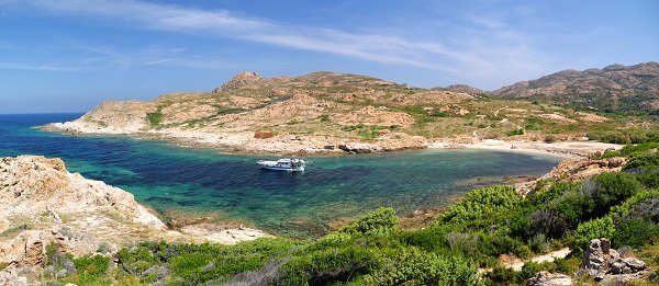 Anse de Vana - crique à côté de la plage de l'Ostriconi