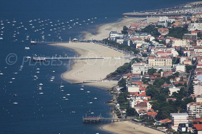 Seaside of Arcachon in France