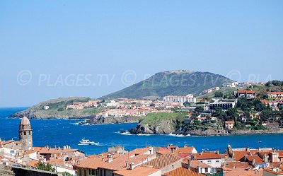 Bucht von Collioure in den Pyrénées Orientales