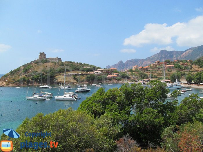 Bay of Girolata in Corsica