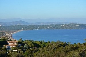 Bay of Pampelonne in Ramatuelle - France