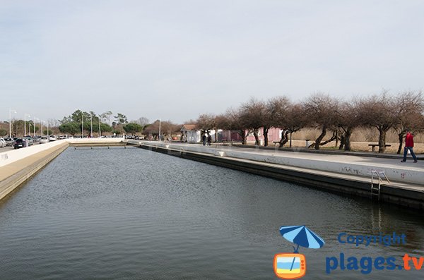 Bassin de baignade à Audenge