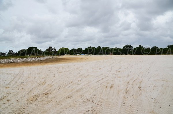 Photo du bassin de baignade de Lanton