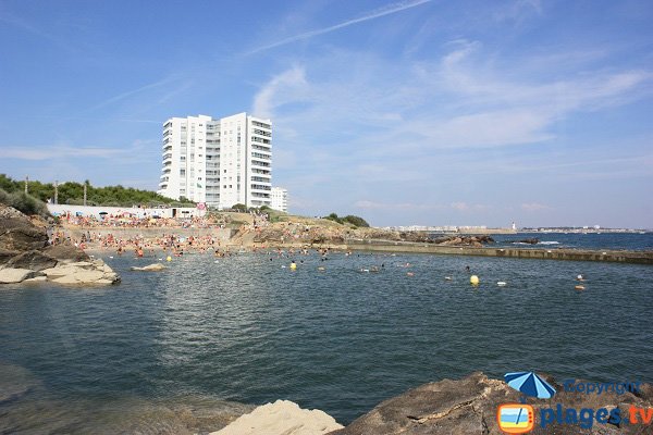 Foto della spiaggia del bacino di Dombret - La Chaume - Les Sables d'Olonne