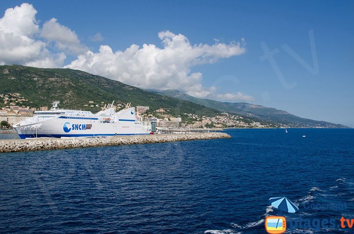 Bastia harbor in Corsica - Cap Corse