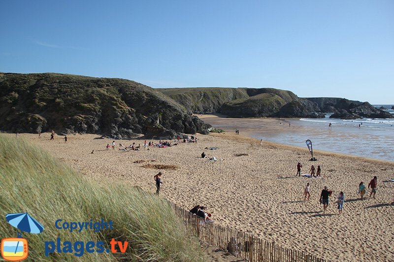 Donnant : une belle plage sauvage à Belle Ile en Mer