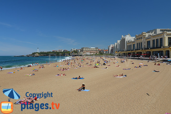 Spiaggia Casino a Biarritz in Francia