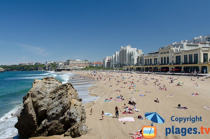 Biarritz et sa grande plage