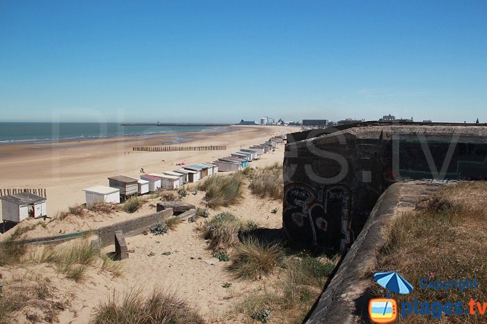 Blériot-Plage and view on Calais