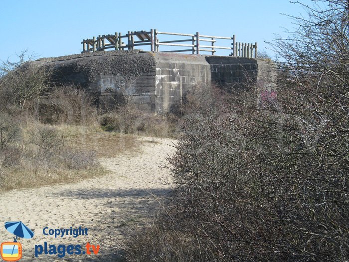 Blockhaus à Bray-Dunes transformé en point de vue