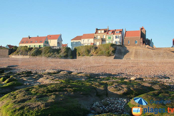 Beautiful houses in Audresselles in France