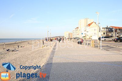 Seaside of Hardelot in France