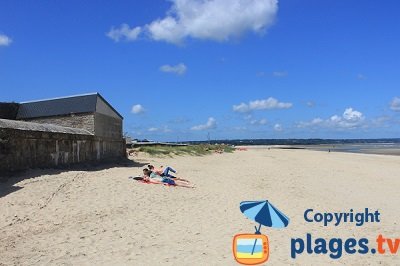 Bord de mer et plage de Quinéville