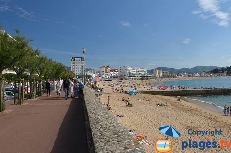 St Jean de Luz and its beach - France