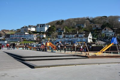 Seafront of Veules les Roses in France