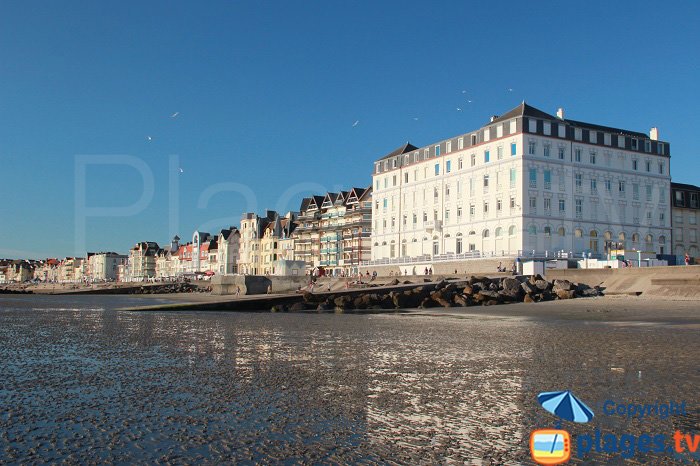 Wimereux at the end of the day - France