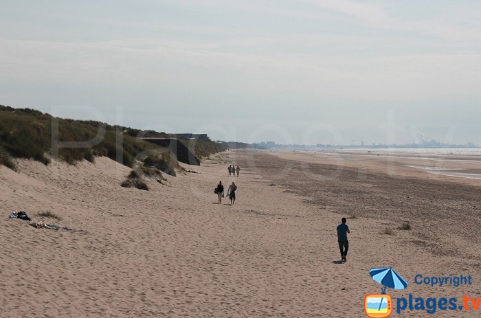 Plage derrière l dune Marchand