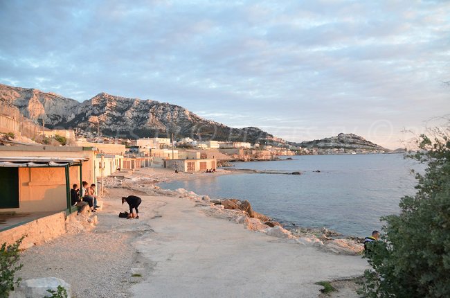 Anse des Bains des Dames - Côté droit