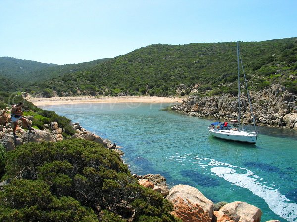 Cala Agulia in Campomoro in Corsica