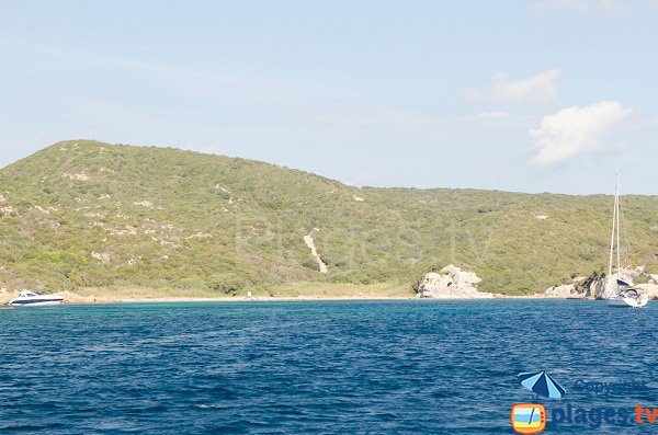 Paraguano beach from the sea - Bonifacio