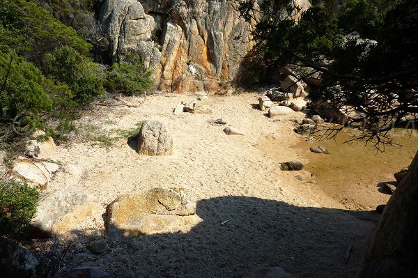 Photo de la Cala Genovese de Bonifacio