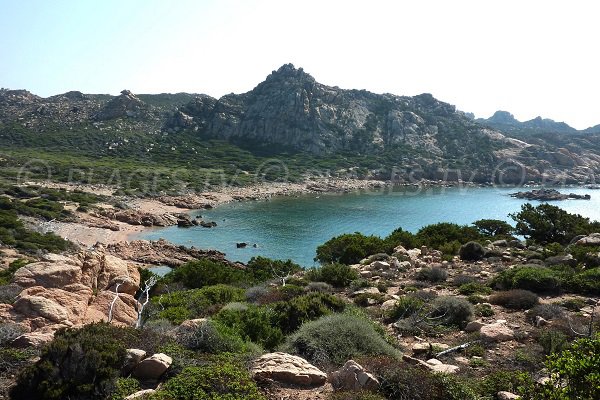 Photo of Cala Grande in Bonifacio in Corsica