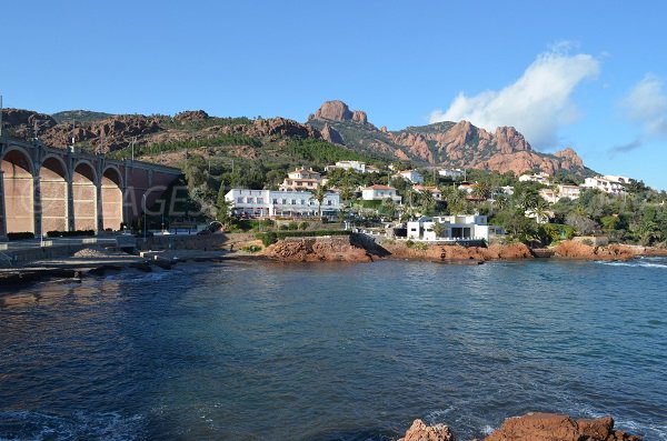 Sand beach in Anthéor - Agay