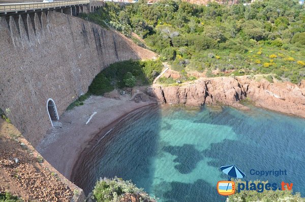 Photo of the Calanque Aurelle in Agay