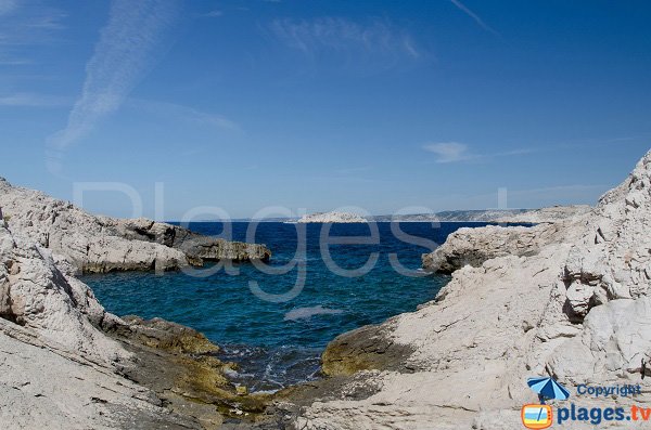 Calanque of Barco Espessado in Frioul near Marseille