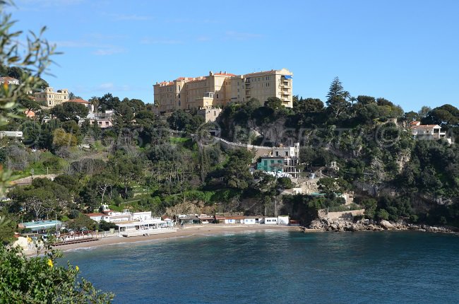 Mala Beach in Cap d'Ail on the french riviera